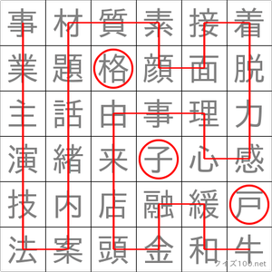 格子戸